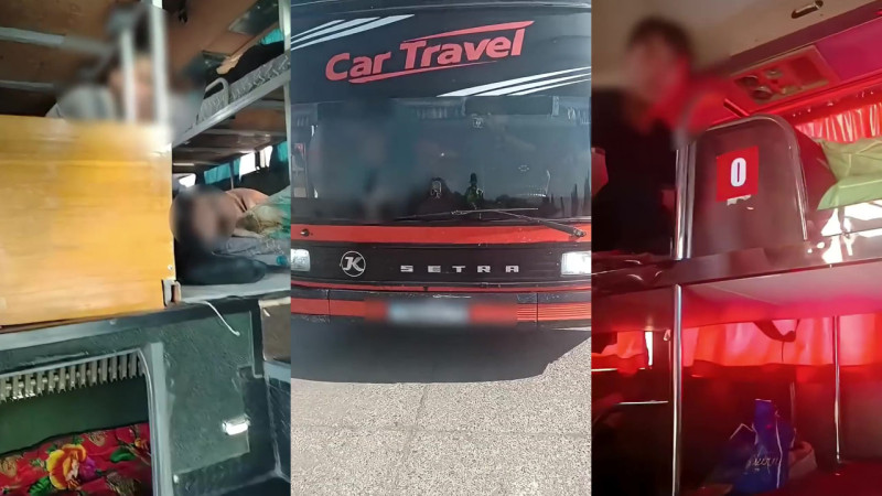 В Казахстане остановлены два автобуса с более 70 пассажирами, включая детей