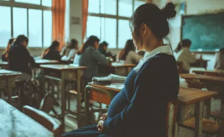 Учёба в ожидании: 14-летняя школьница на уроке стала матерью жизни