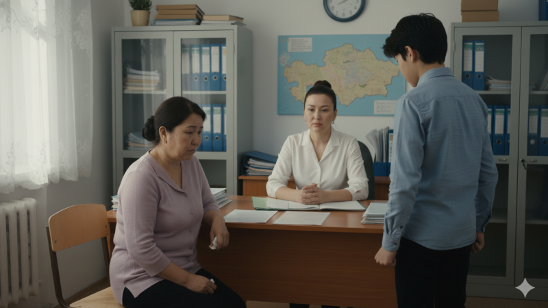 Штраф за поведение детей: мать из Жамбылской области понесла ответственность за сына в школе