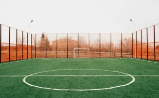 В Темиртау завершается проект по созданию спортивных площадок для школьников