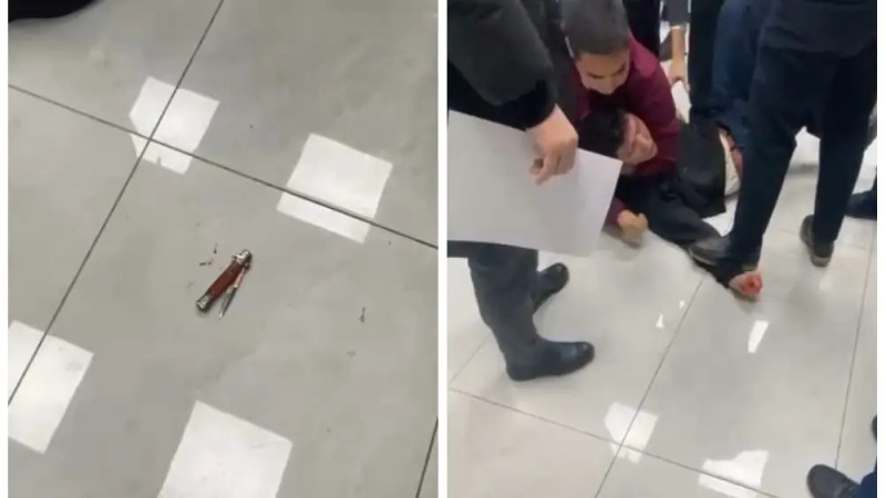 Алматы: Нож в руках студента, но это 'личная ситуация'