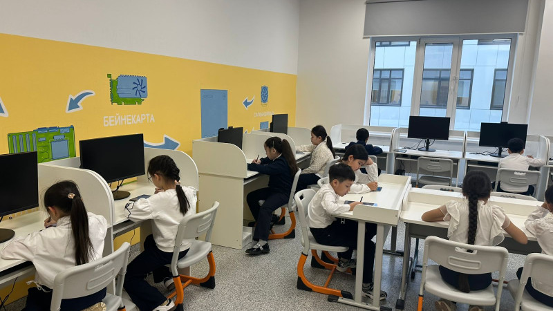 Астана: японская методика Kumon в школе № 109 для малышей