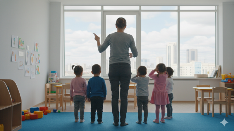 Воспитатель детсада в Астане возвращается после обвинений в насилии