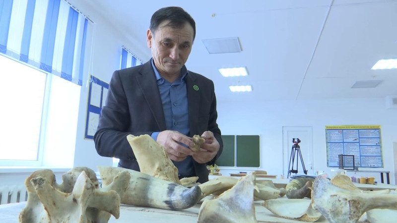 Учитель из Казахстана прививает детям терпение через резьбу по кости